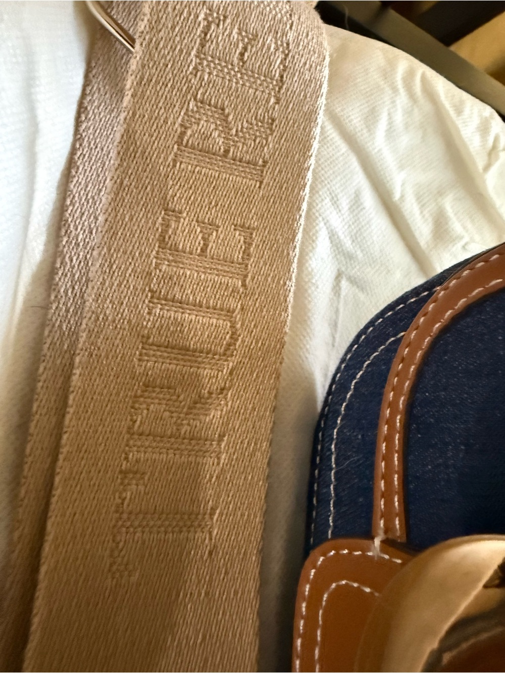 True Religion Dark Denim Crossbody Bag - Picture 4 of 8